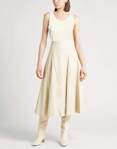 Woman Tank top Ivory Size S Linen, Elastane