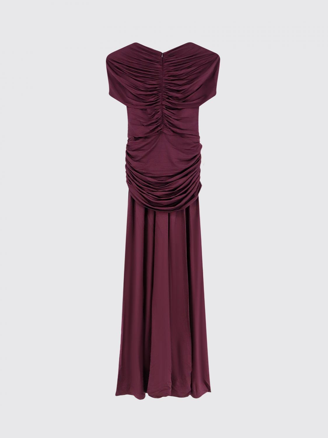 Skirt Woman color Burgundy