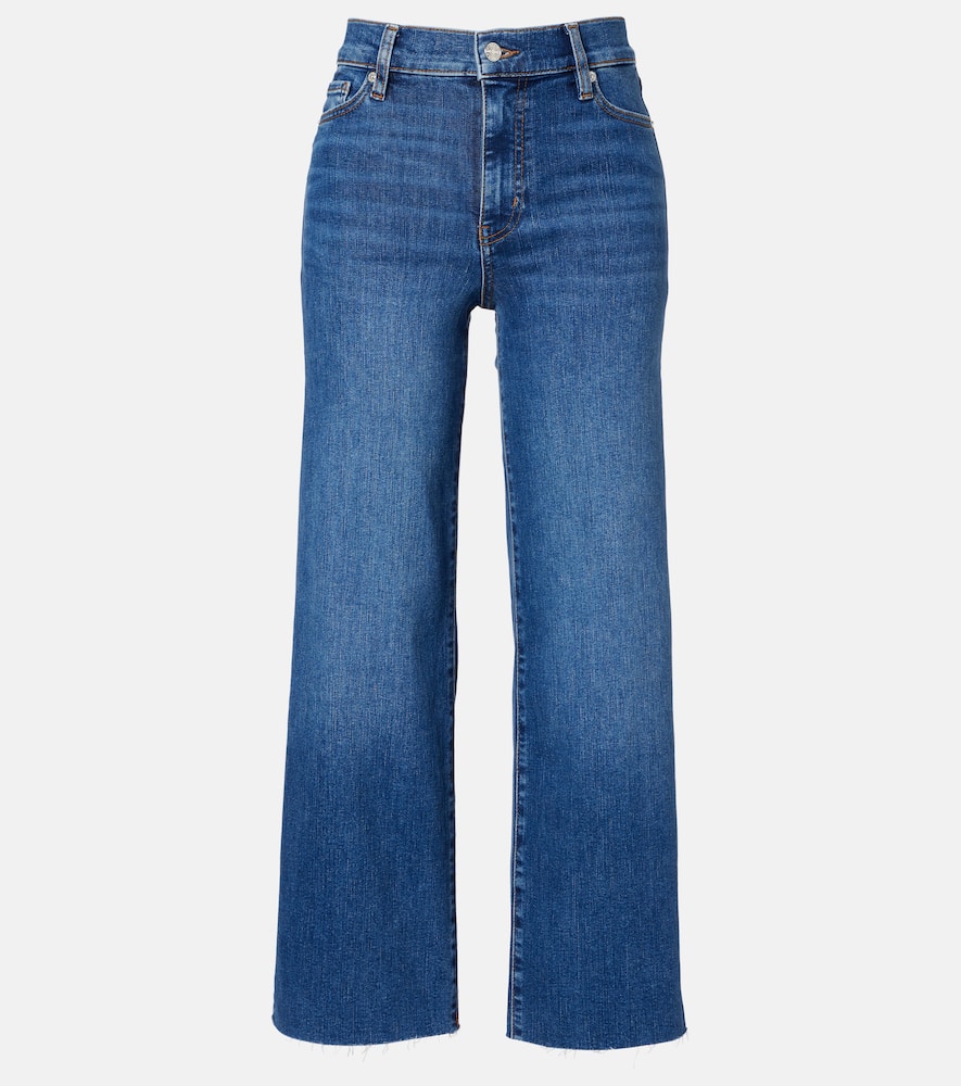 Le Slim Palazzo Crop wide-leg jeans