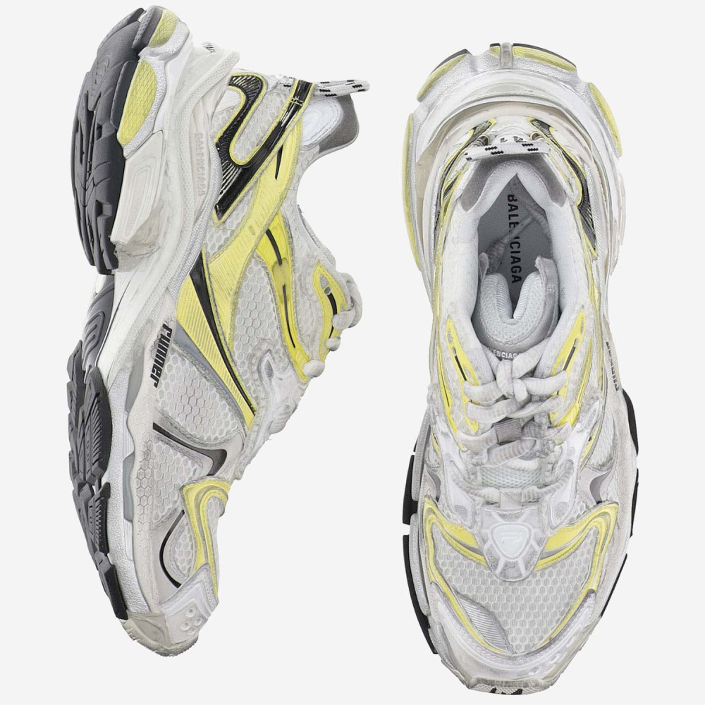 -Sneakers in Mesh e Nylon-Uomo