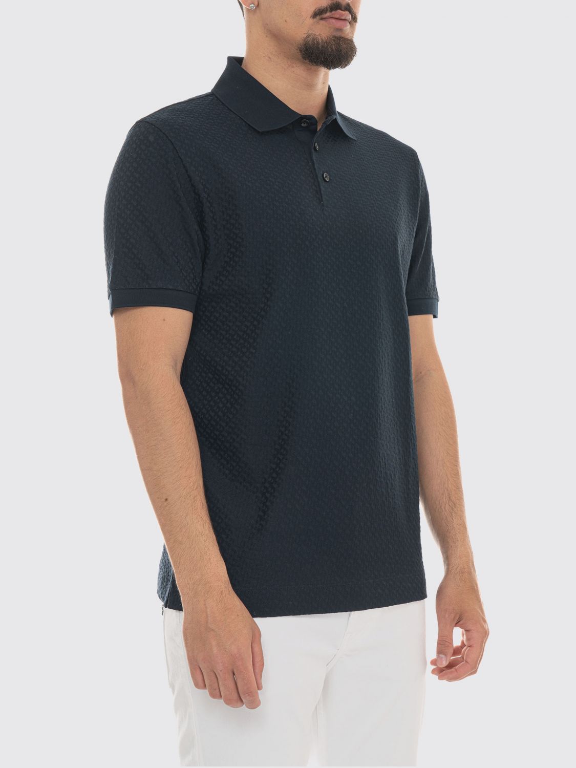 Polo Shirt Men color Blue