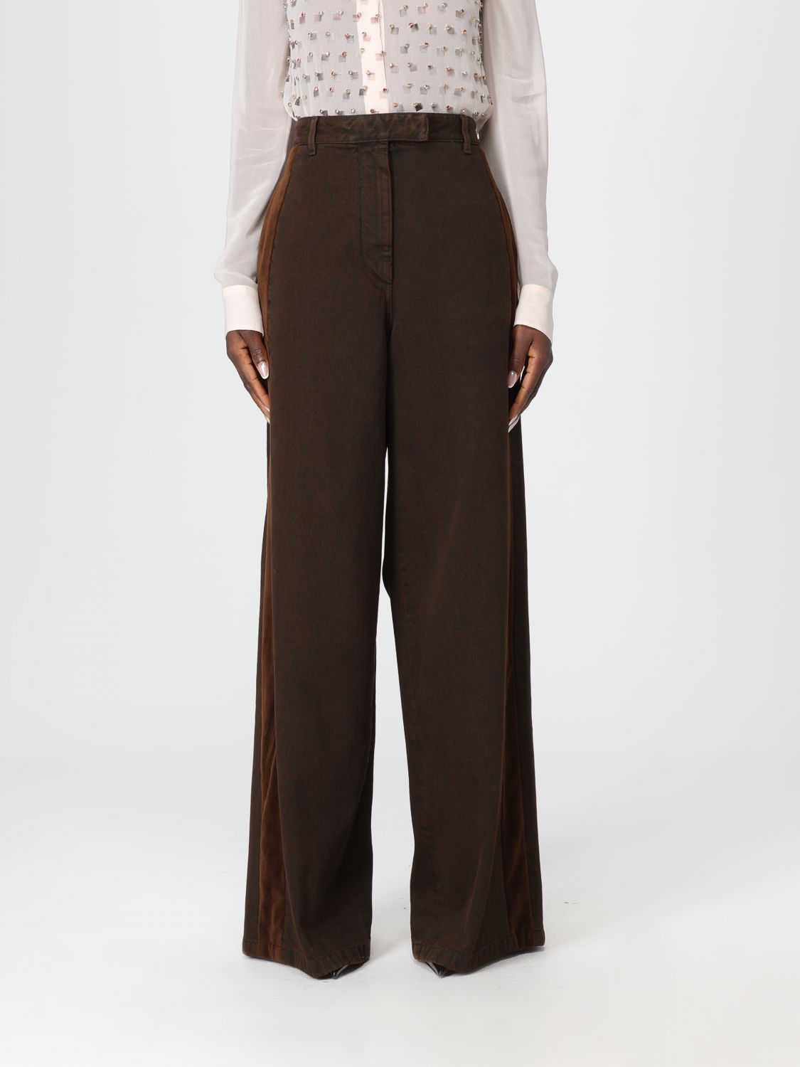 Jeans Woman color Brown