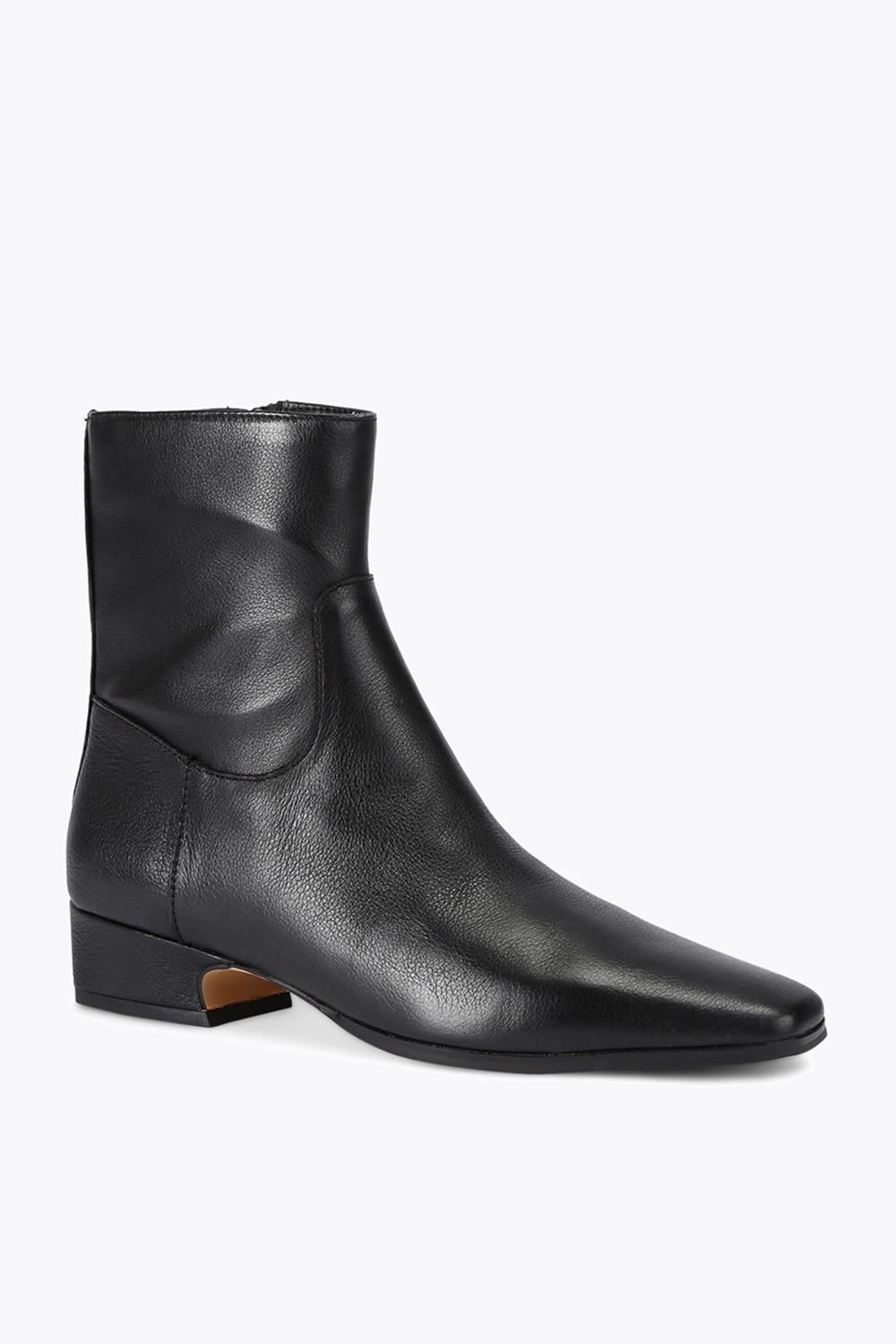 Steve Madden 'dusty Black Leather Boot' Leather Boot