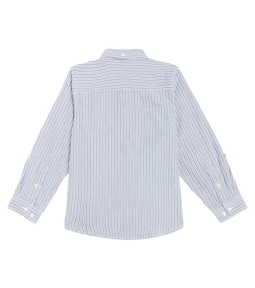 Scotch & Soda Kids Striped cotton shirt