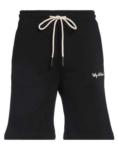 Man Shorts & Bermuda Shorts Black Size S Cotton, Polyester