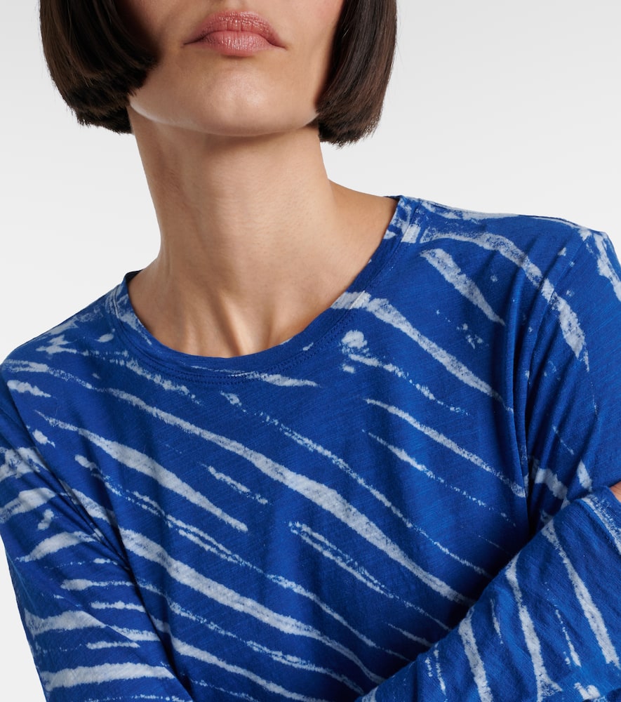 Mia tie-dye cotton jersey top