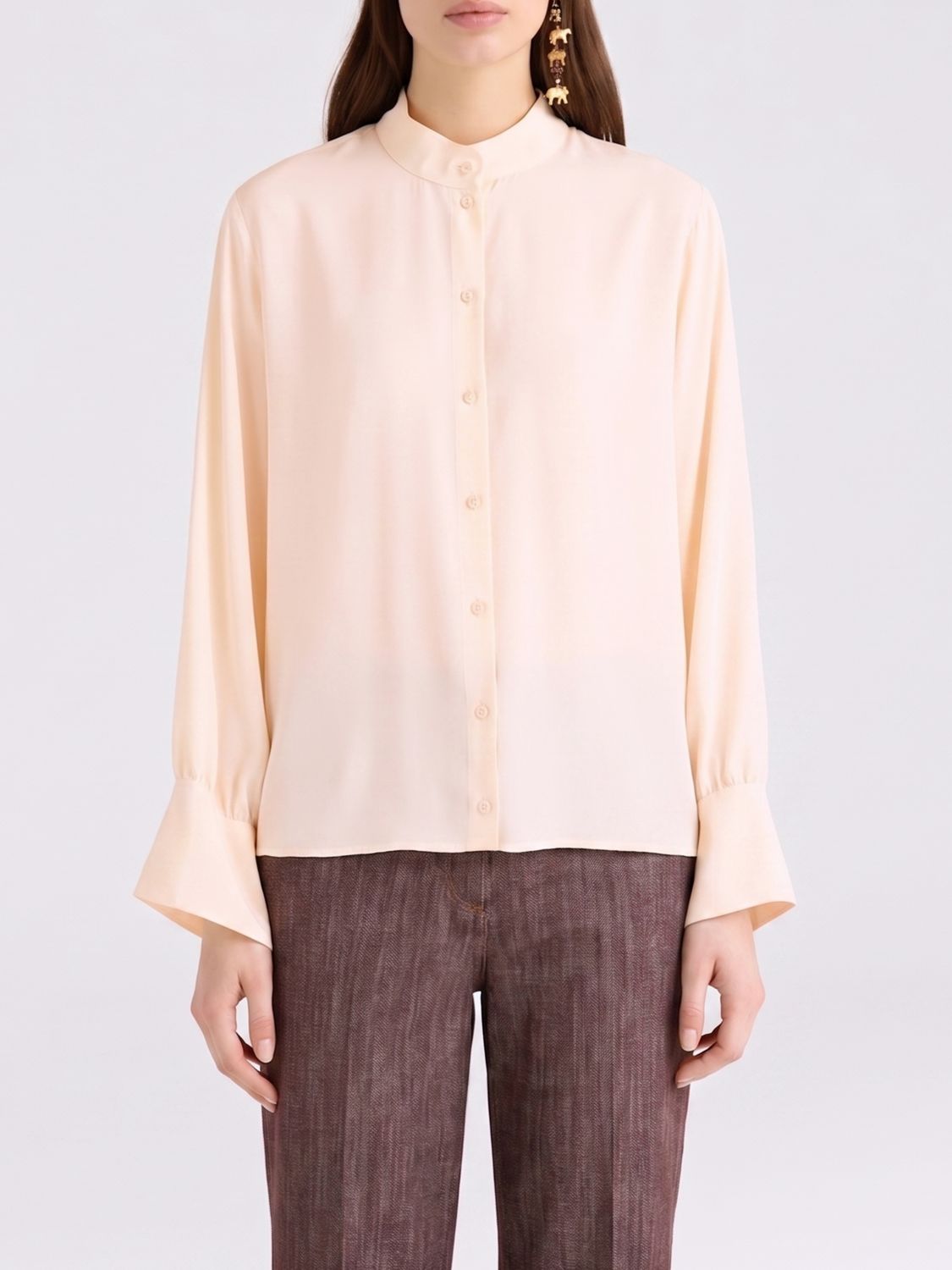 MOMONÌ Shirt Woman color White