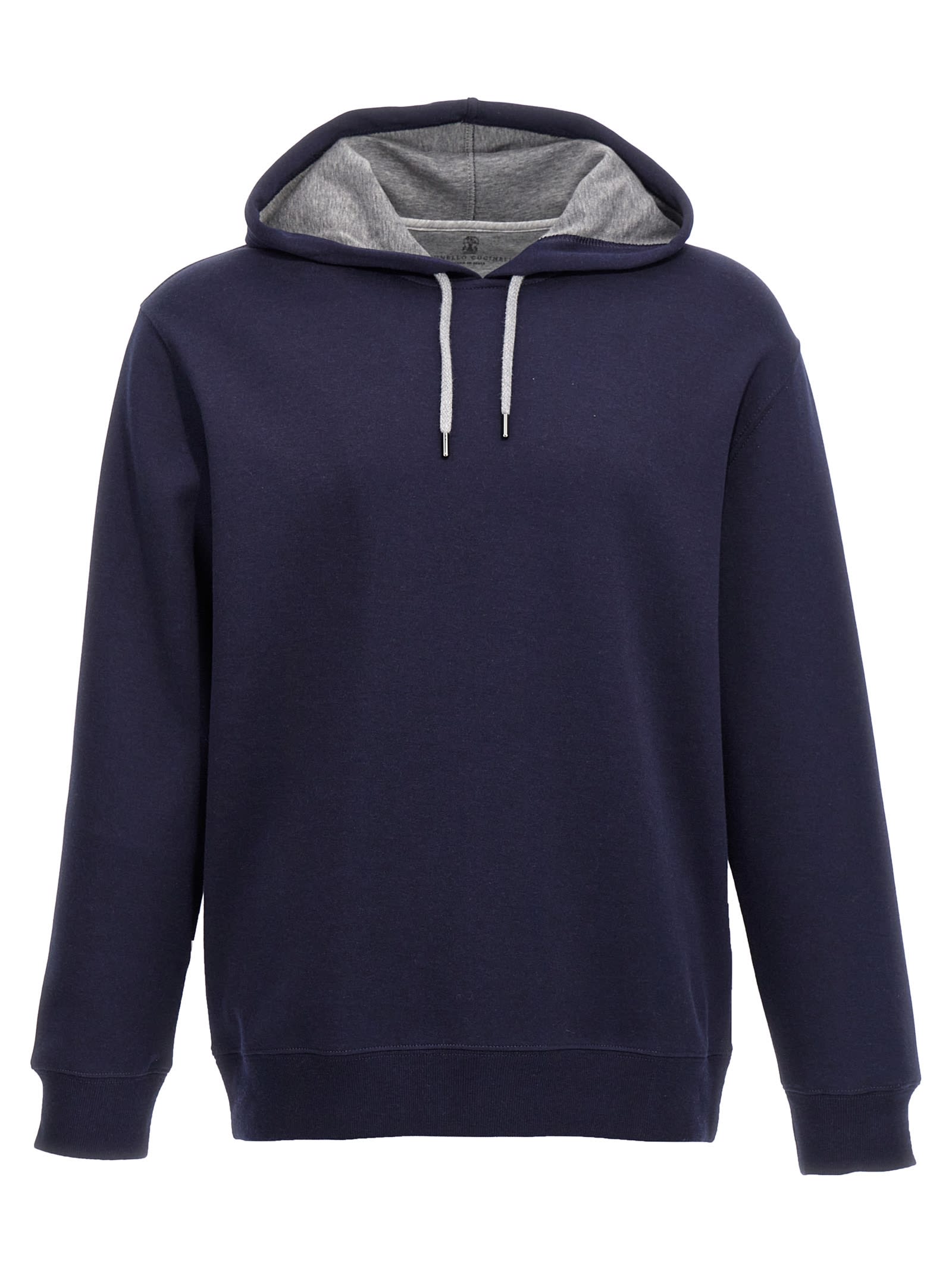 Cotton Blend Hoodie Sweatshirt