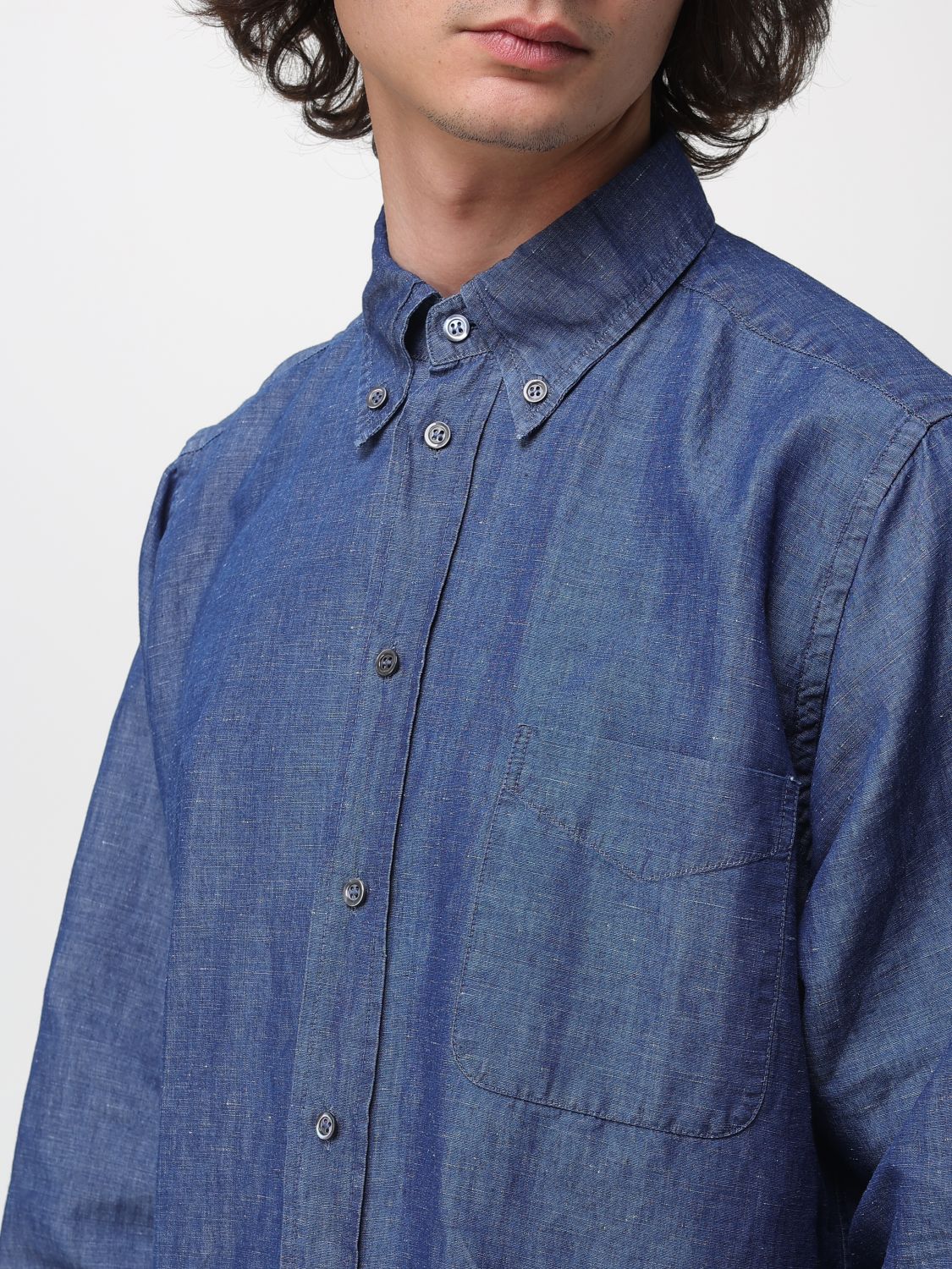 Shirt Men color Blue