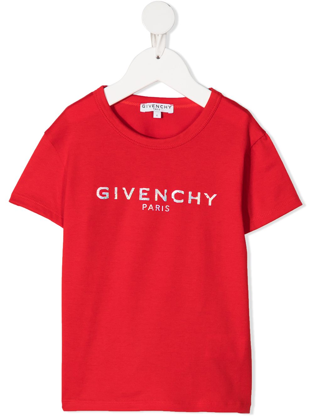 Logo-print cotton T-shirt - Red