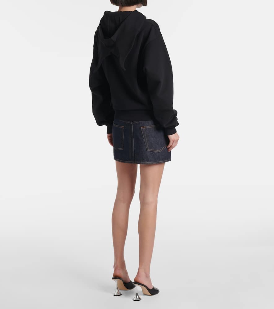 X Disney Maleficent cotton-blend hoodie
