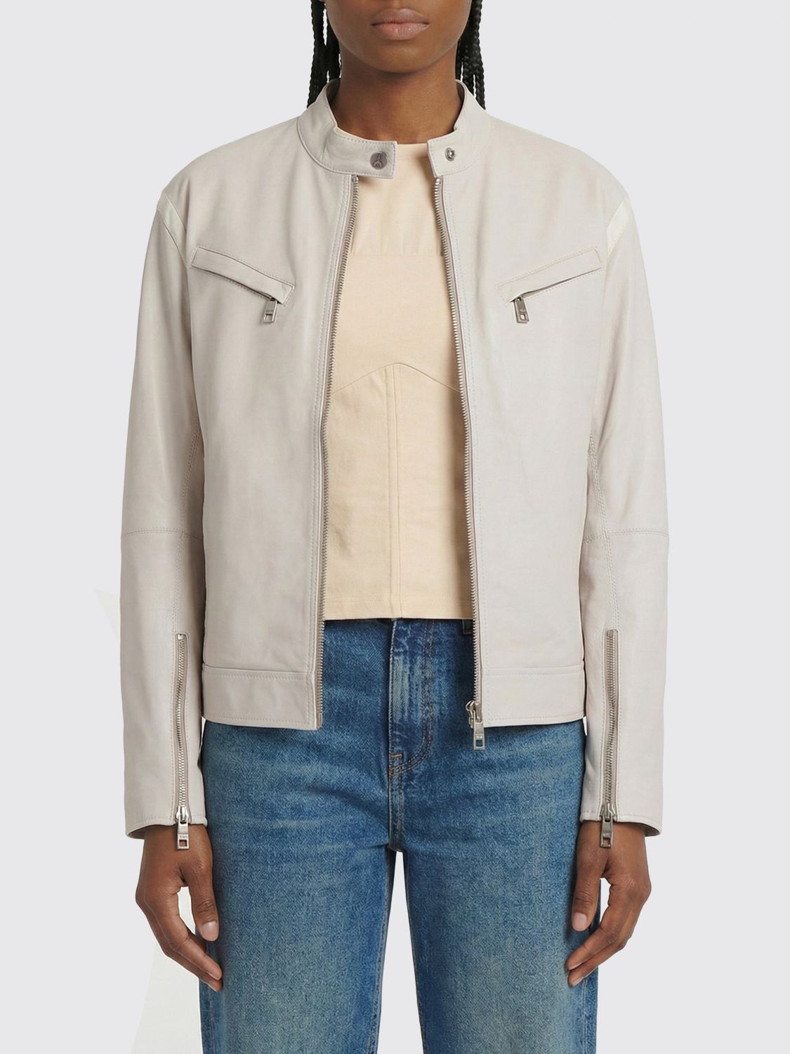 Jacket Woman color White