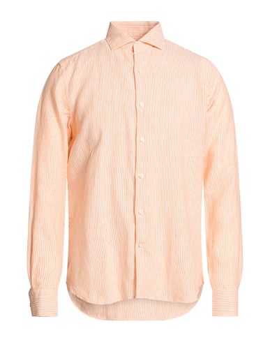 Man Shirt Orange Size 15 ½ Linen
