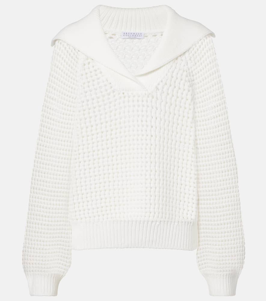 Cotton-blend sweater