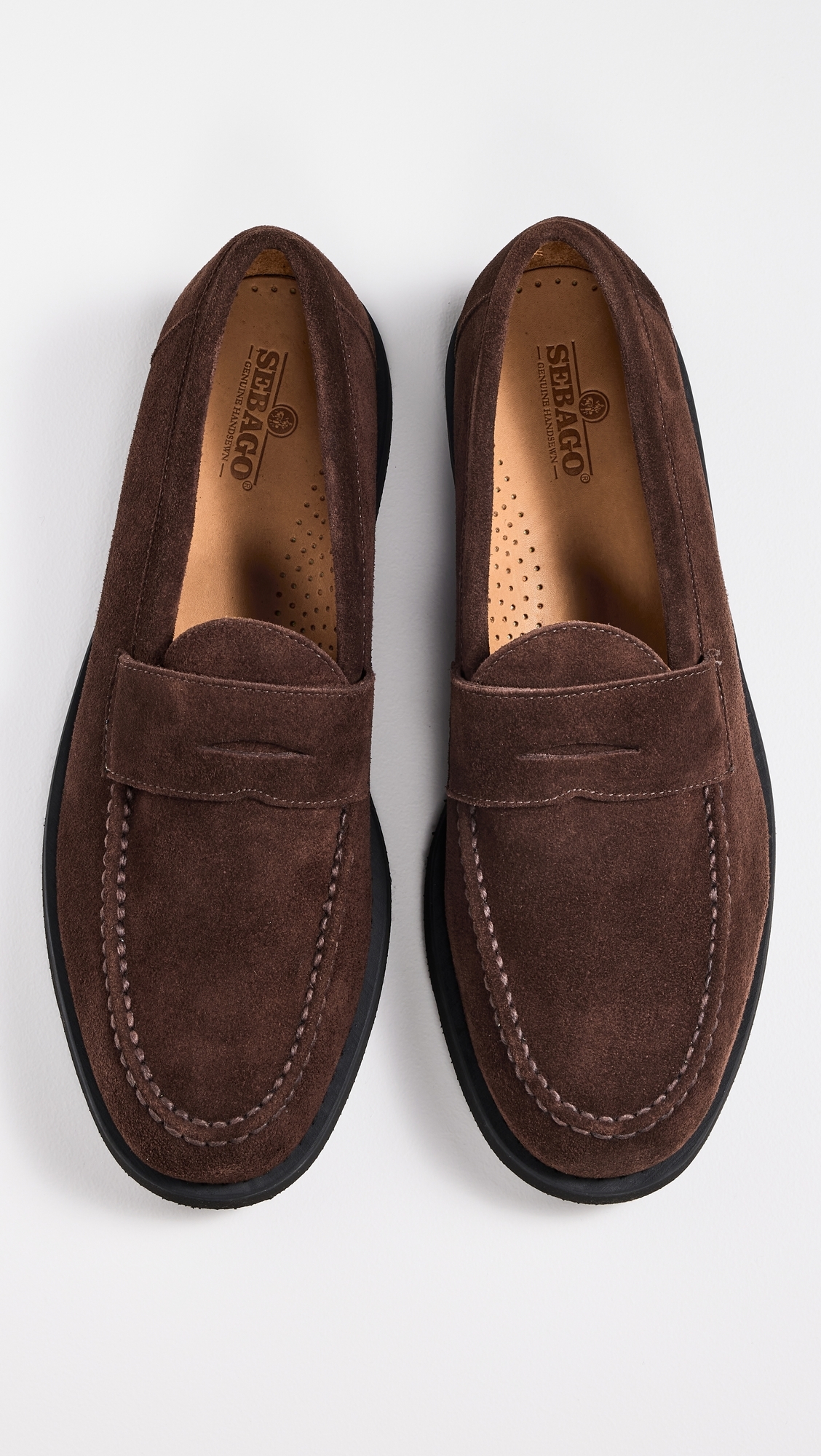Ryan Suede Polaris Loafers Dark Brown
