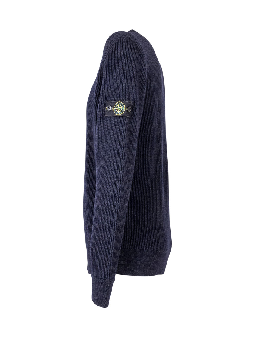 Kids Blue Knitted Sweater