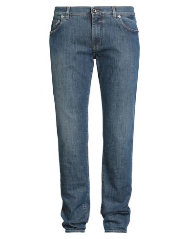 Man Jeans Blue Size 30 Cotton, Elastane