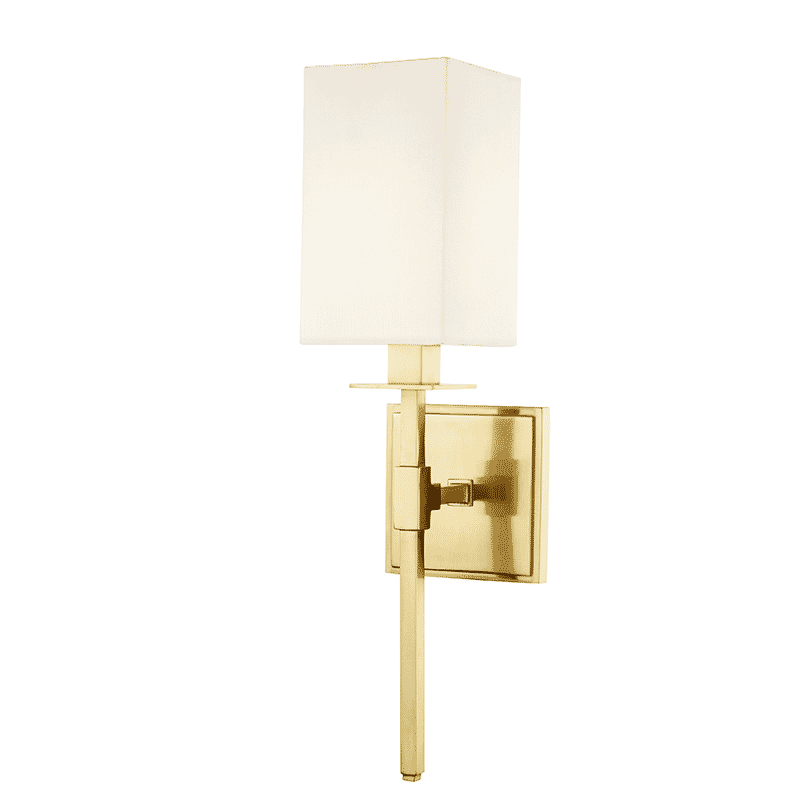 Taunton 17" Wall Sconce in Aged Bra