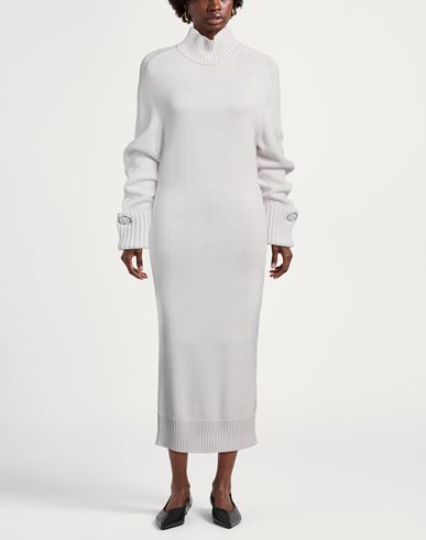 Woman Midi dress Light grey