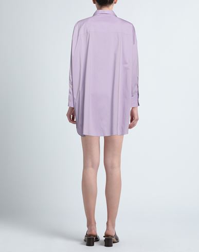 Liviana Conti Woman Mini dress Lilac Size 10 Cotton, Polyamide, Elastane
