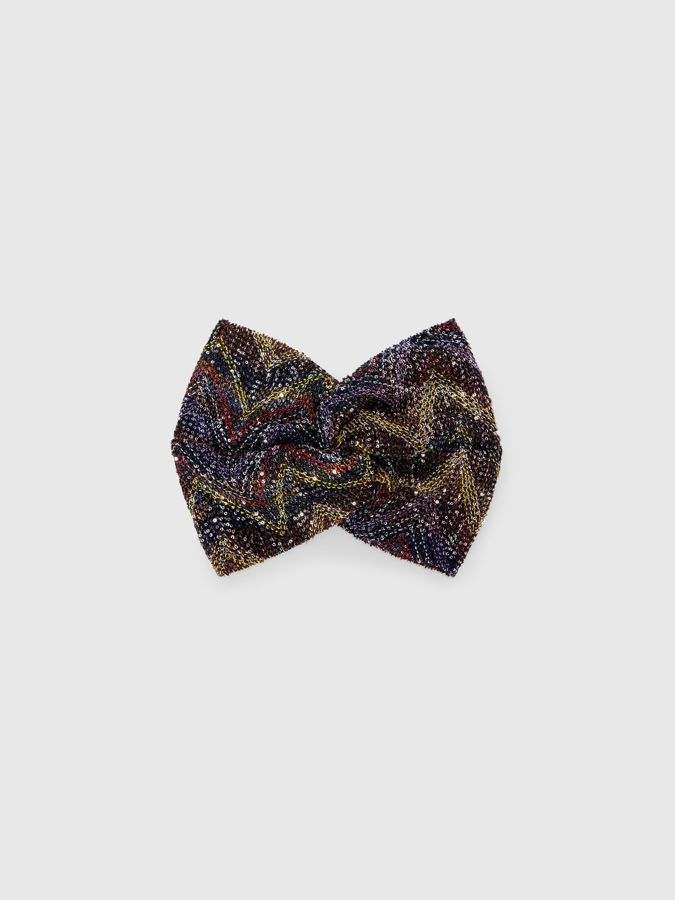 Missoni - Headband in lamé viscose blend with sequins, Women, Multicoloured, : UNIC