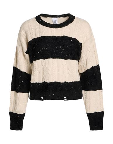 Le Volière Woman Sweater Black Size M/L Acrylic, Viscose, Wool, Alpaca wool, Polyester