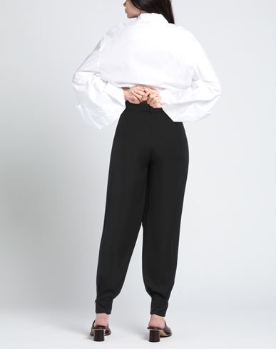 Woman Pants Black Size 2 Polyester, Elastane