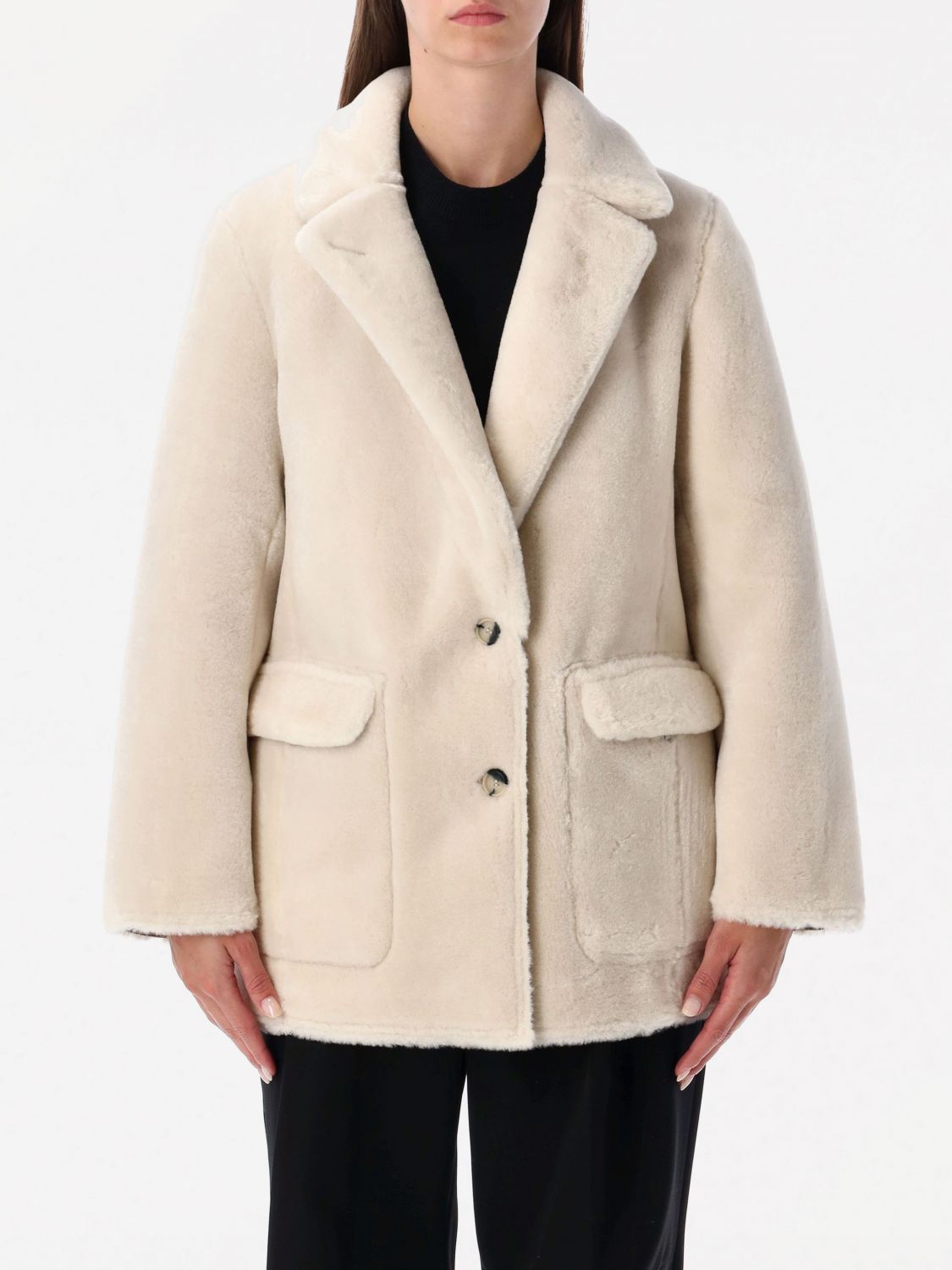 Coat Woman color Beige