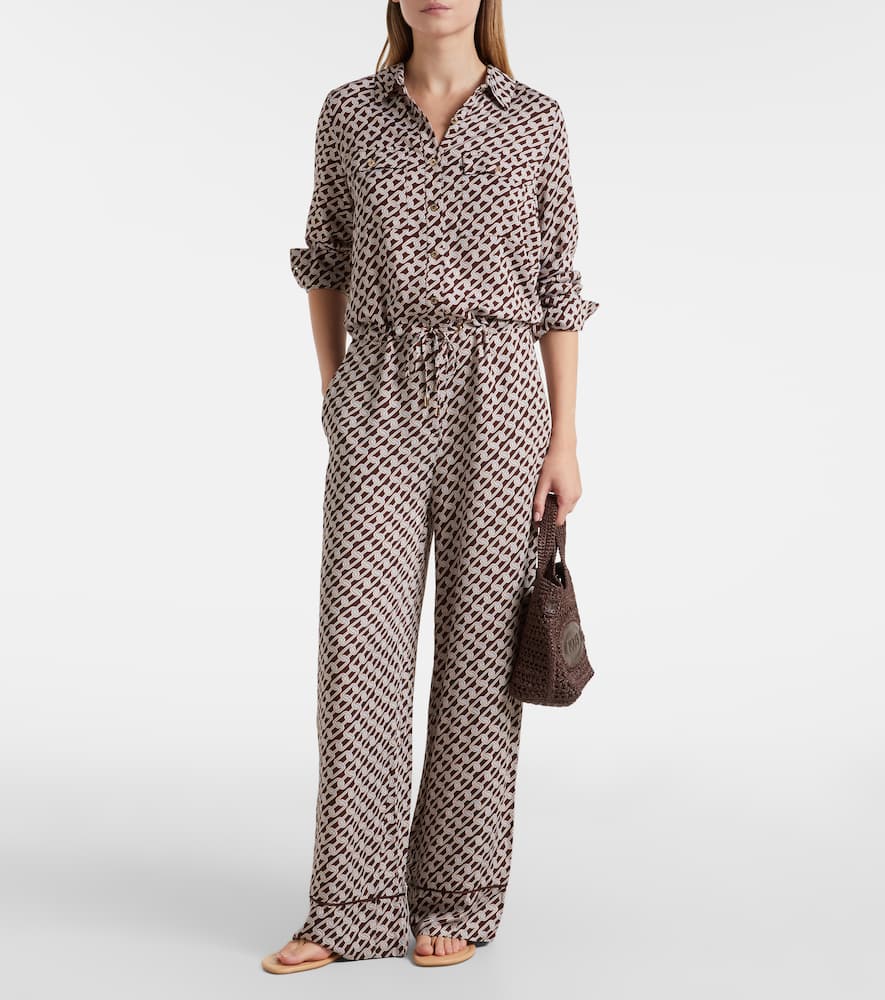 Una printed jumpsuit