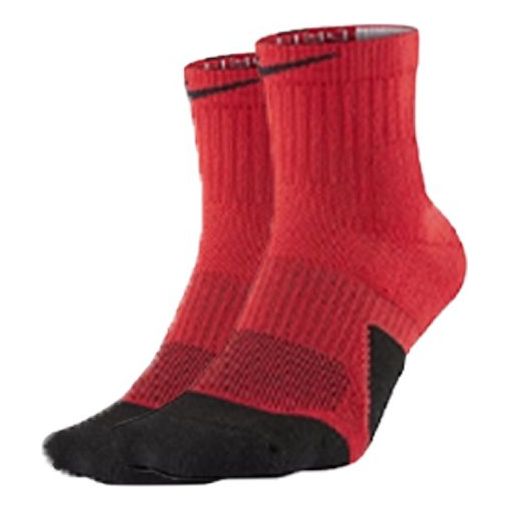Air Elite Basketball Socks 'Red Black'