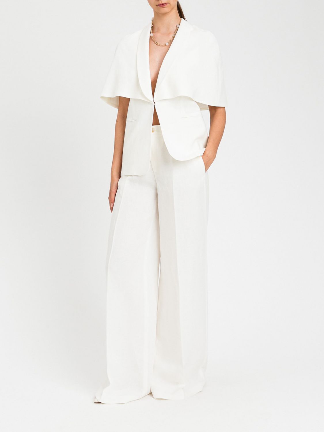 Pants Woman color White