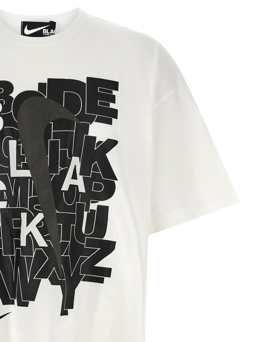 White Comme Des Garons X Nike T-shirt