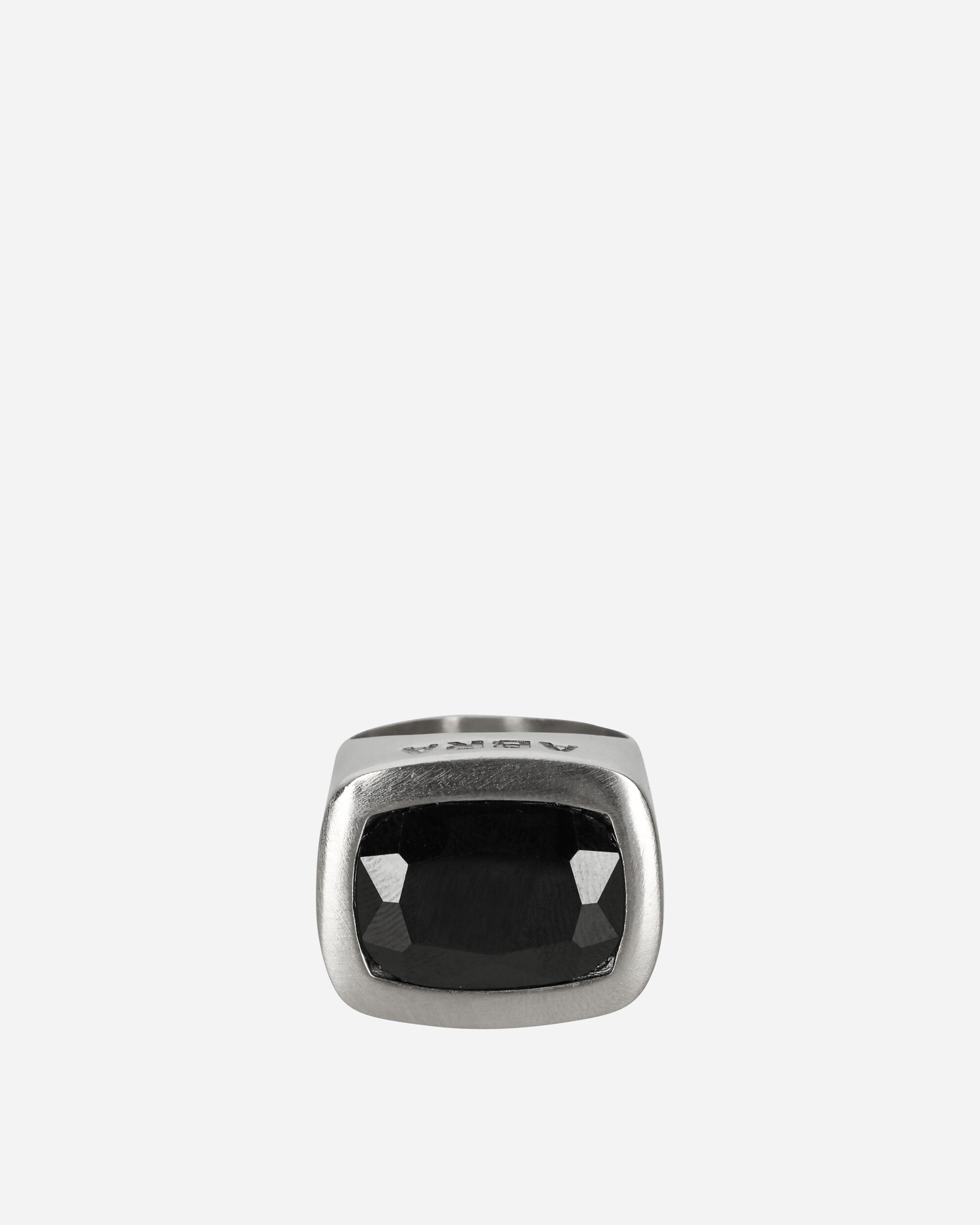 Stone Ring Silver / Black
