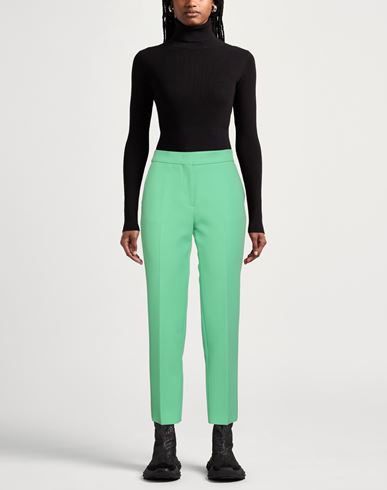 Woman Pants Light green Size 4 Polyester, Viscose, Elastane