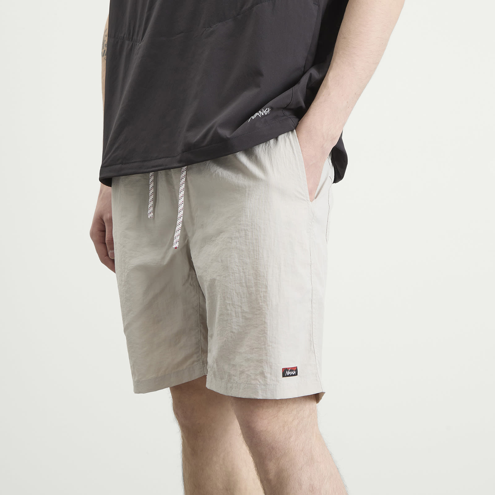 Men's Nylon Tusser Easy Shorts Ivory