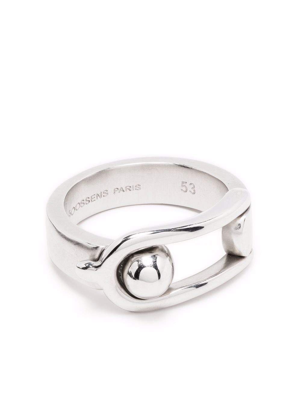 Boucle clasp ring - Silver