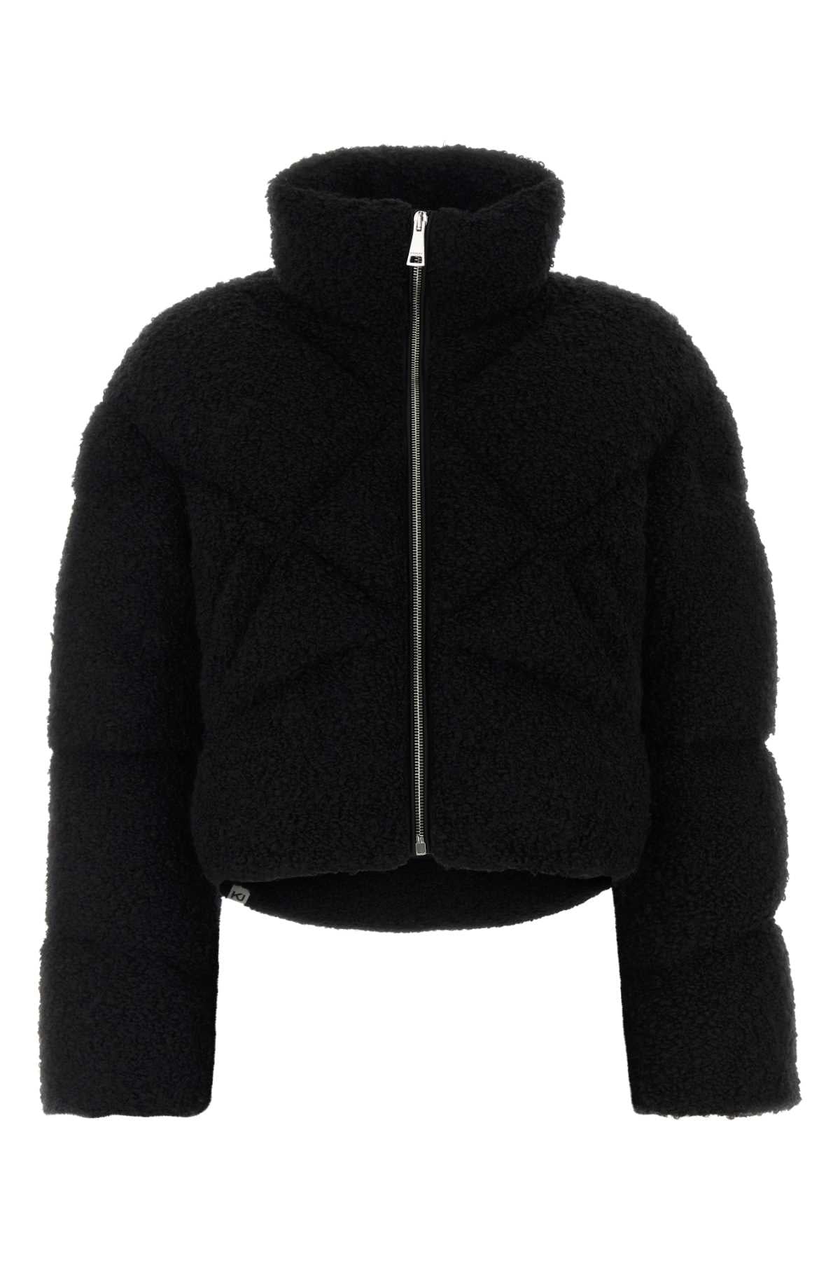 Short Down Jacket — Black