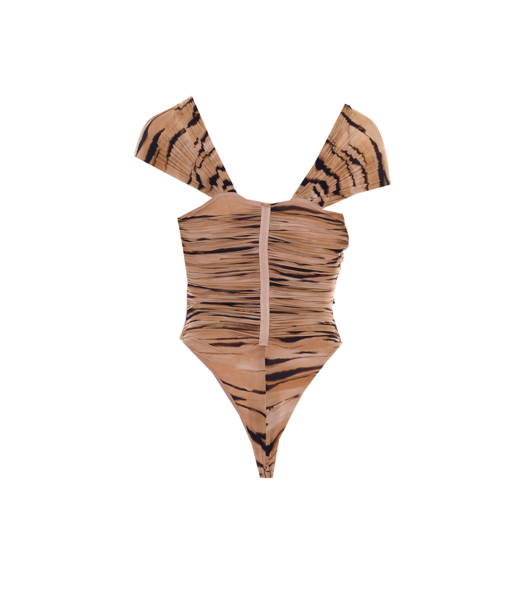 Elisabetta Franchi - tiger print one piece swimsuit body