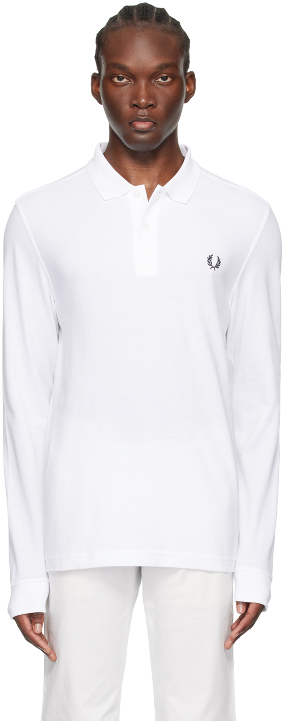 Fred Perry White M6006 Polo