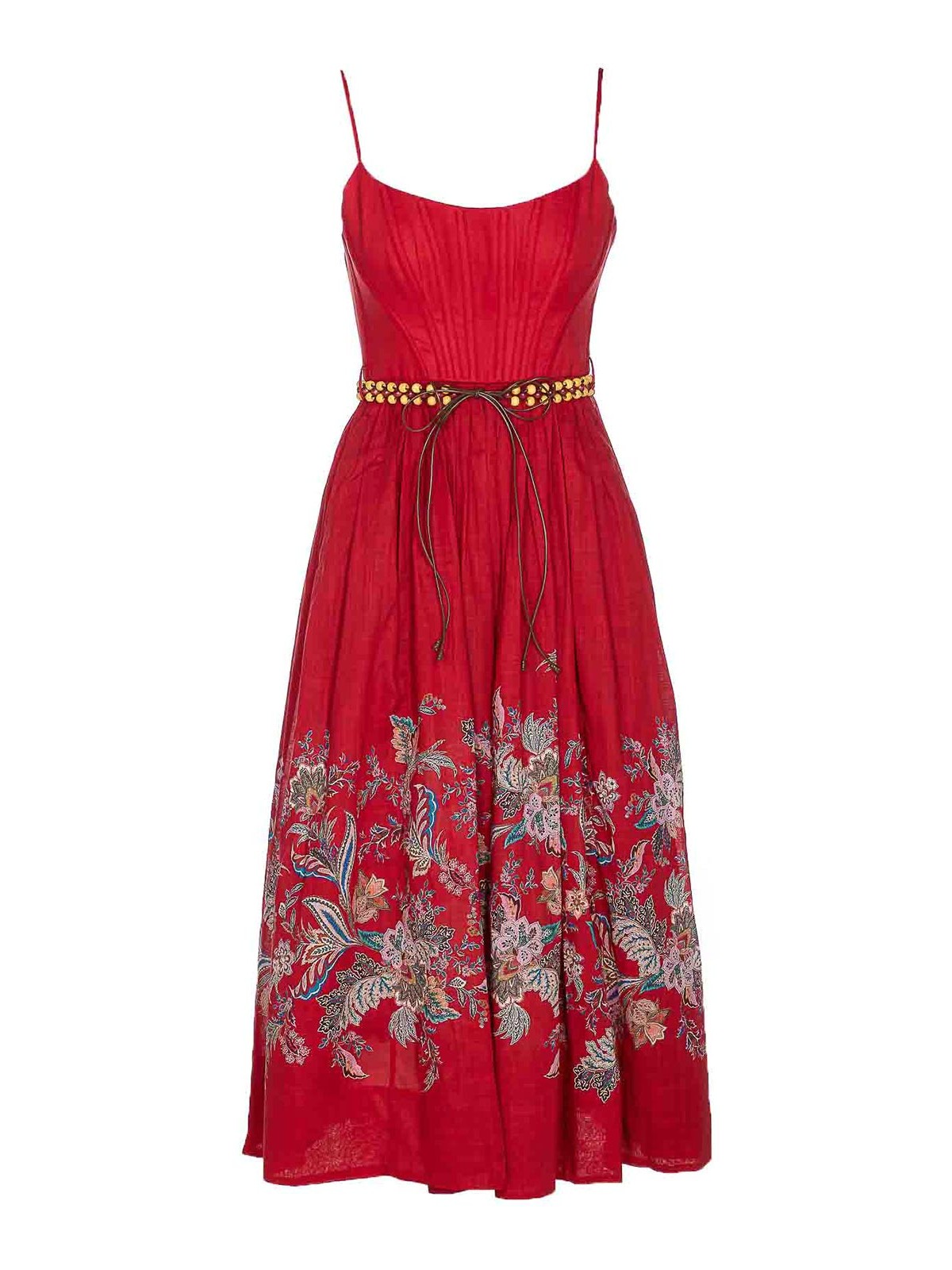 Red Rhianna Corset Dress