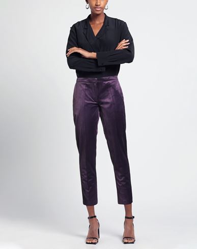 Woman Pants Purple Size 6 Polyester