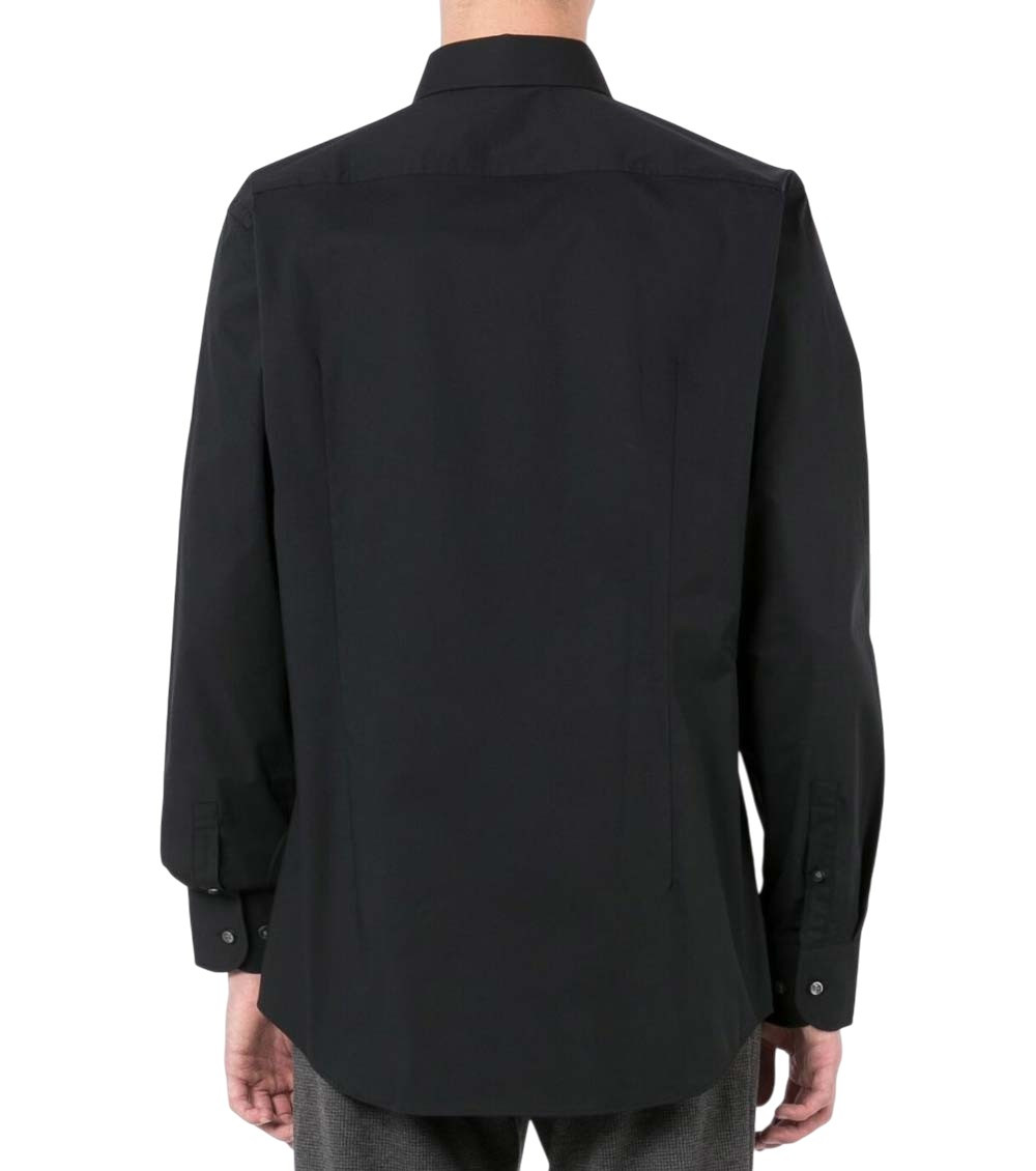 Black Cotton Formal Shirt