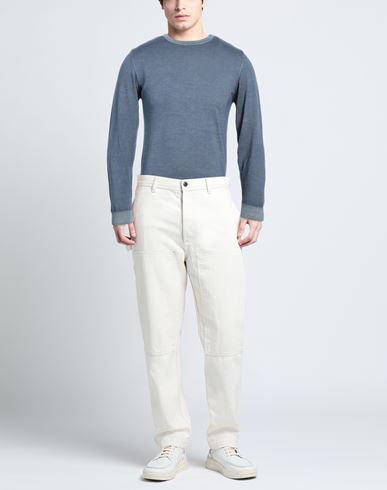 Man Sweater Slate blue Size M Merino Wool