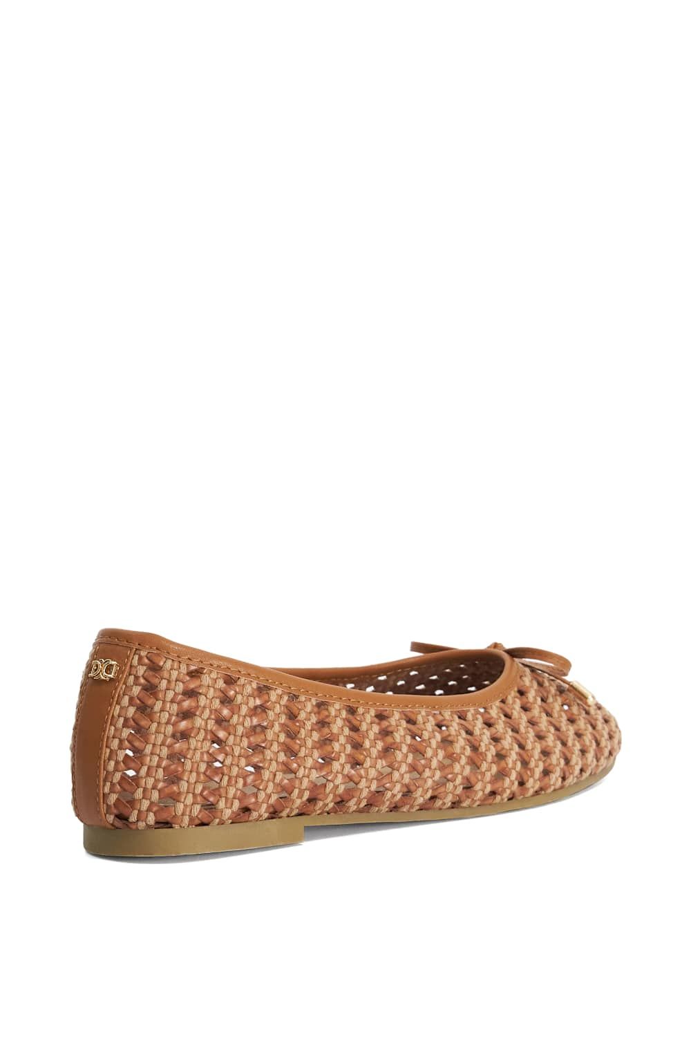 Dune London Women's 'Hypnos' Ballet Pumps Flat in Brown