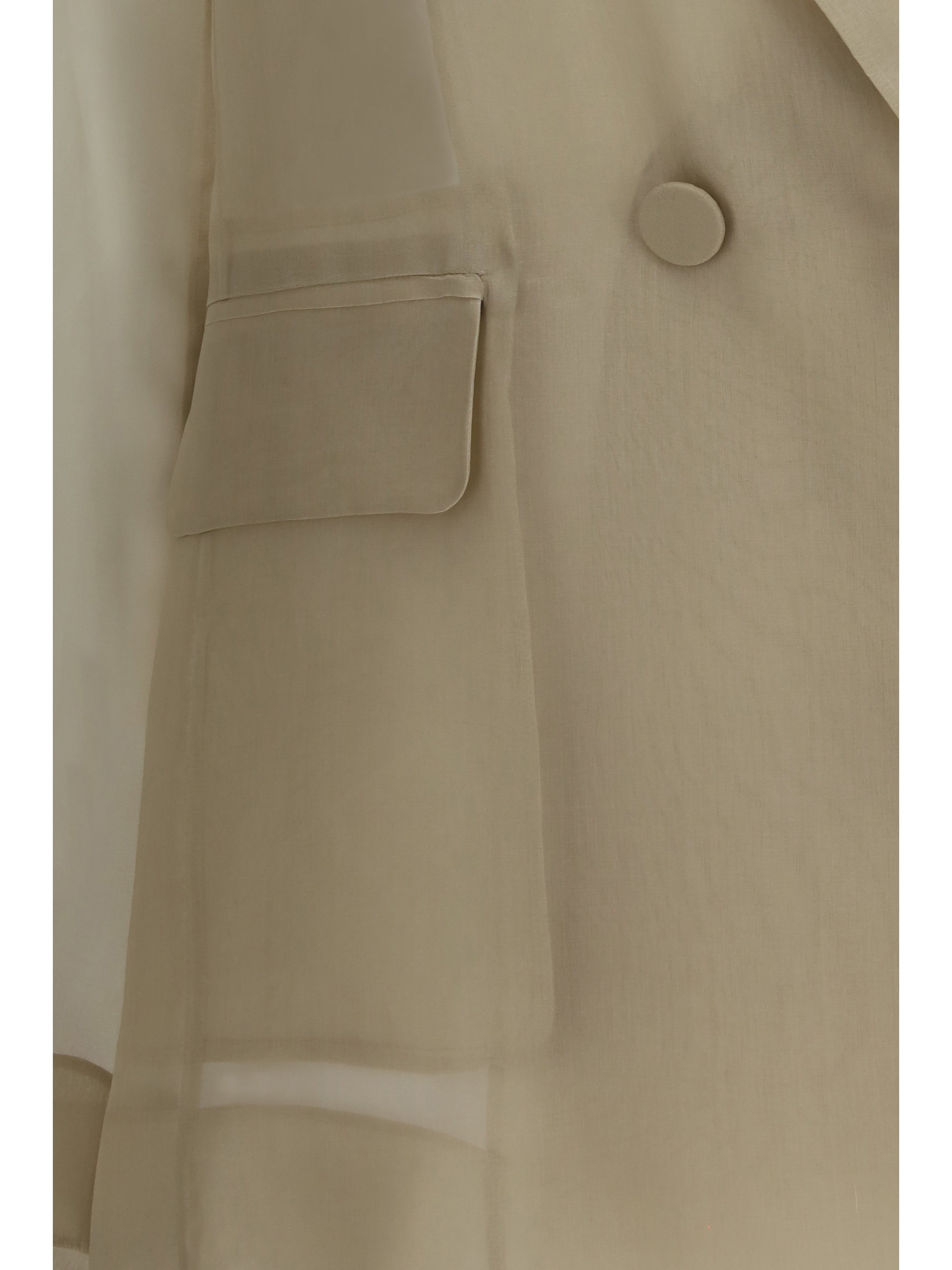 Slogan Jacket — Beige