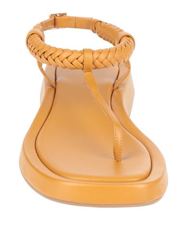 Woman Thong sandal Marigold Size 10 Leather