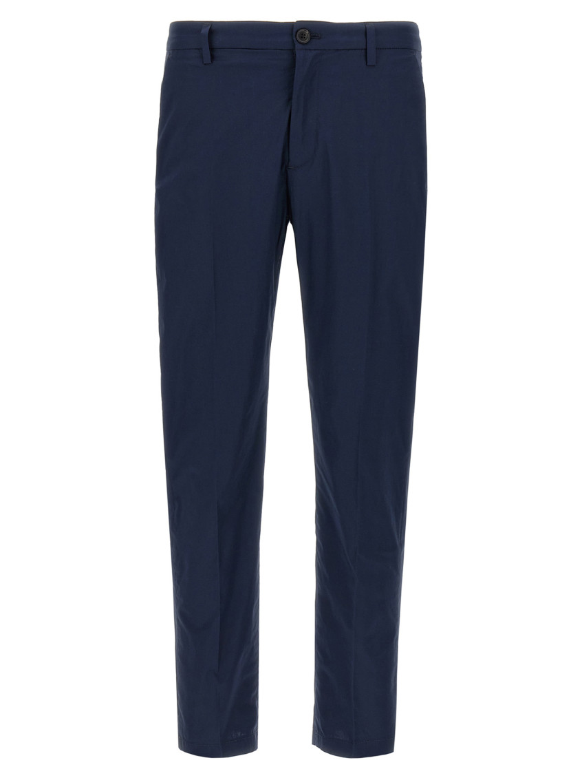 Mid-rise slim-fit trousers