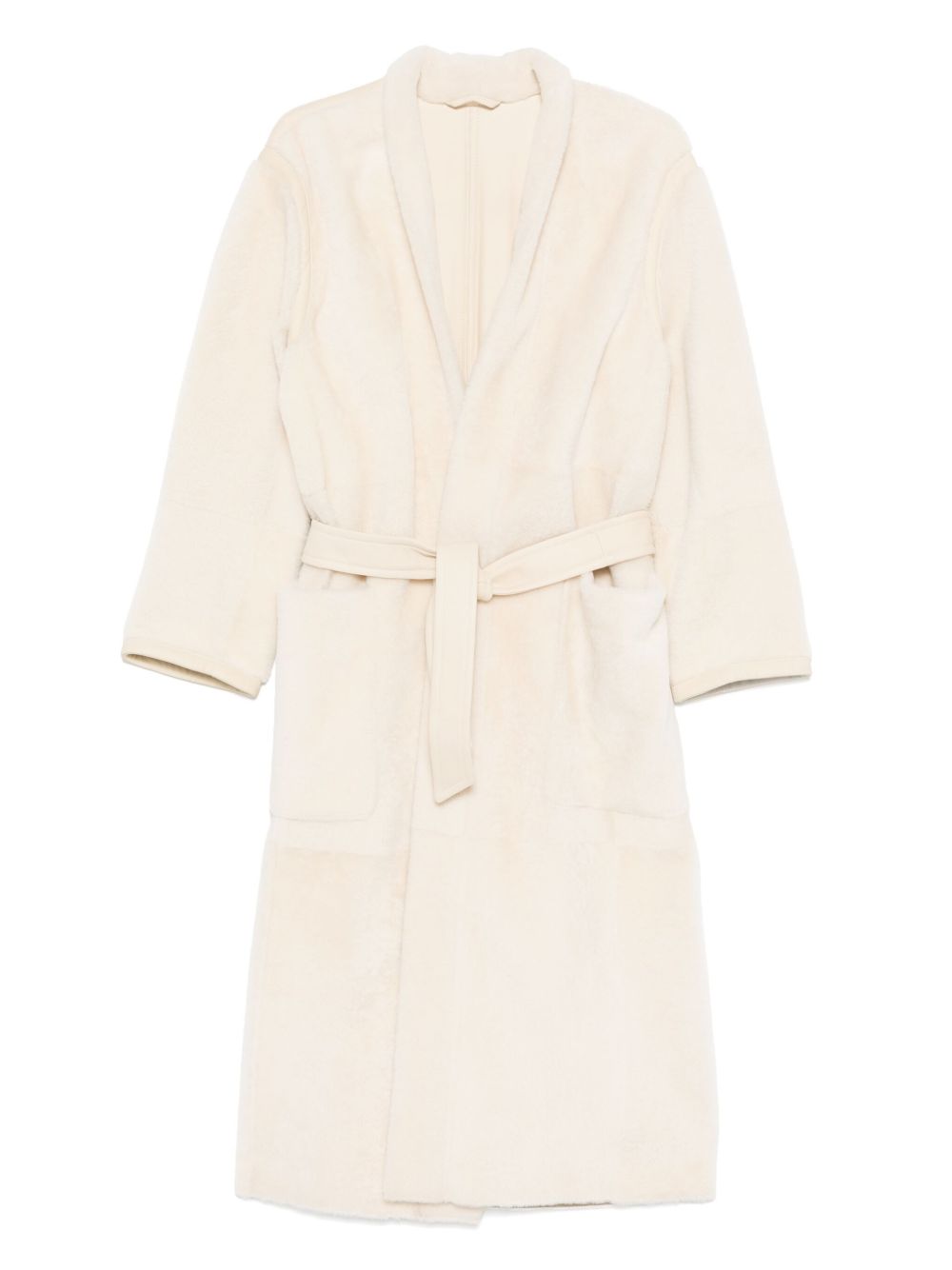 Shearling coat - Neutrals
