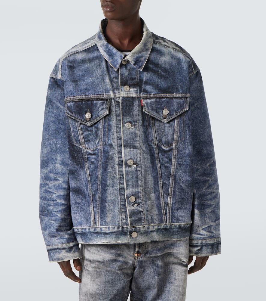 X Levi's printed denim jacket