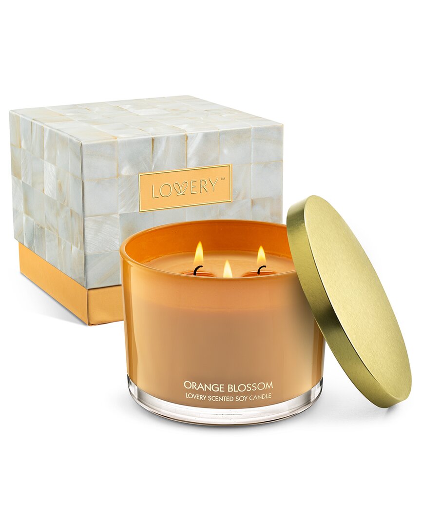Orange Blossom 3-Wick Home Soy Candle Gift Set